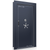 Vault Door Series | In-Swing | Right Hinge | Blue Gloss | Mechanical Lock - closed